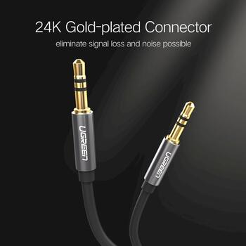 UGREEN AV119 Cable Uzlādes kabelis priekš 3.5mm male - 3.5mm male 0.5m (UG-10732)