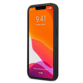 Karl Lagerfeld KLHCP13SOKPK Saffiano Ikonik Karl`s Patch Aizsargapvalks priekš iPhone 13 mini 5,4