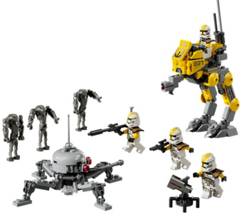 LEGO 75431 Star Wars 327th Star Corps Clone Troopers Battle Pack Konstruktors (75431)