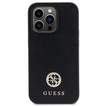 Guess Strass Metal Logo Back Case Защитный Чехол для Apple iPhone 15 Pro (GUHCP15LPS4DGPK)