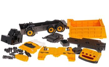RoGer Twisting Dump Truck Pašizgāzējs ar skaņas funkciju + Aksesuāri (RO-049551)