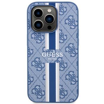 Guess GUHMP14LP4RPSB Hardcase 4G Printed Stripes MagSafe Aizsargapvalks priekš iPhone 14 Pro 6.1