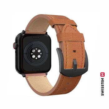 Swissten Кожаный Ремешок Для Apple Watch 42 / 44 / 45 / 49mm (46000813)