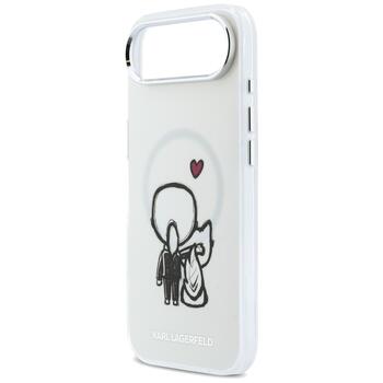 Case Karl Lagerfeld Karl & Choupette Back MagSafe Aizsargapvalks priekš iPhone Air / caurspīdīgs (KLHMP17M6HKCBHH)