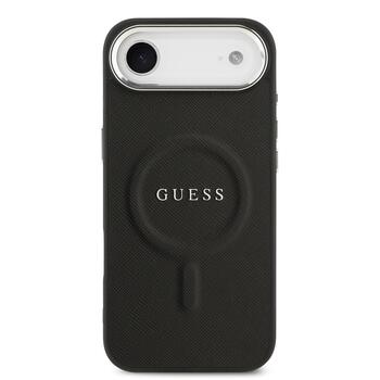 Guess PU Saffiano MagSafe Case Aizsargapvalks priekš Apple iPhone 17 Air (GUHMP17MPSAREGSK)