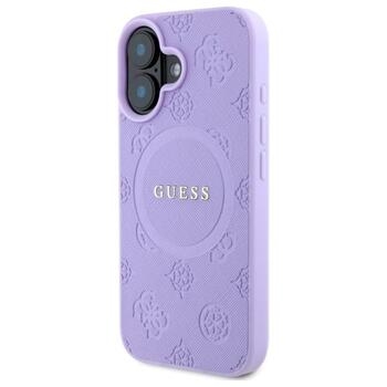 Guess GUHMP16MPSAPSMEU Hardcase Saffiano Peony Classic Logo Защитный чехол для iPhone 16 Plus 6.7