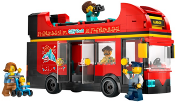 LEGO 60407 Red Double-Decker Sightseeing Bus Конструктор (60407)