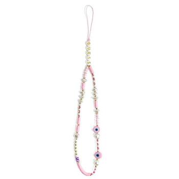 Guess Phone Strap GUSTSHPP Ремешок на шею для телефонов Beads Shell / розовый (GUSTSHPP)