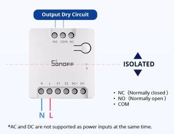 Sonoff MINI-D Умный WiFi выключатель (6920075742923)