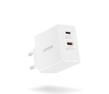 Lenovo Dual USB-C GaN Charger Зарядное устройство 2× USB-C 65W (G0A6065WEU)