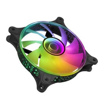 Mars Gaming MF-3DKIT Infinity Mirror ARGB 120mm Комплект кулеров для компьютера с дистанционным управлением (MF3DKIT)