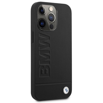 BMW BMHMP14XSLLBK iPhone 14 Pro Max hardcase Signature Logo Imprint Magsafe Telefona maciņš (BMHMP14XSLLBK)