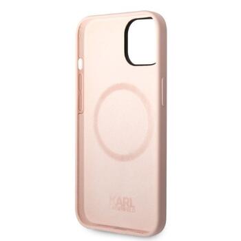 Karl Lagerfeld KLHMP14MSNIKBCP Silicone Ikonik Mag Aizsargapvalks priekš iPhone 14 Plus / 15 Plus 6.7