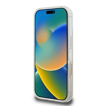 DKNY Repeat Texture Pattern With Stripe Защитный Чехол для Apple iPhone 16 Pro Max (DKHMP16XHRHSEP)