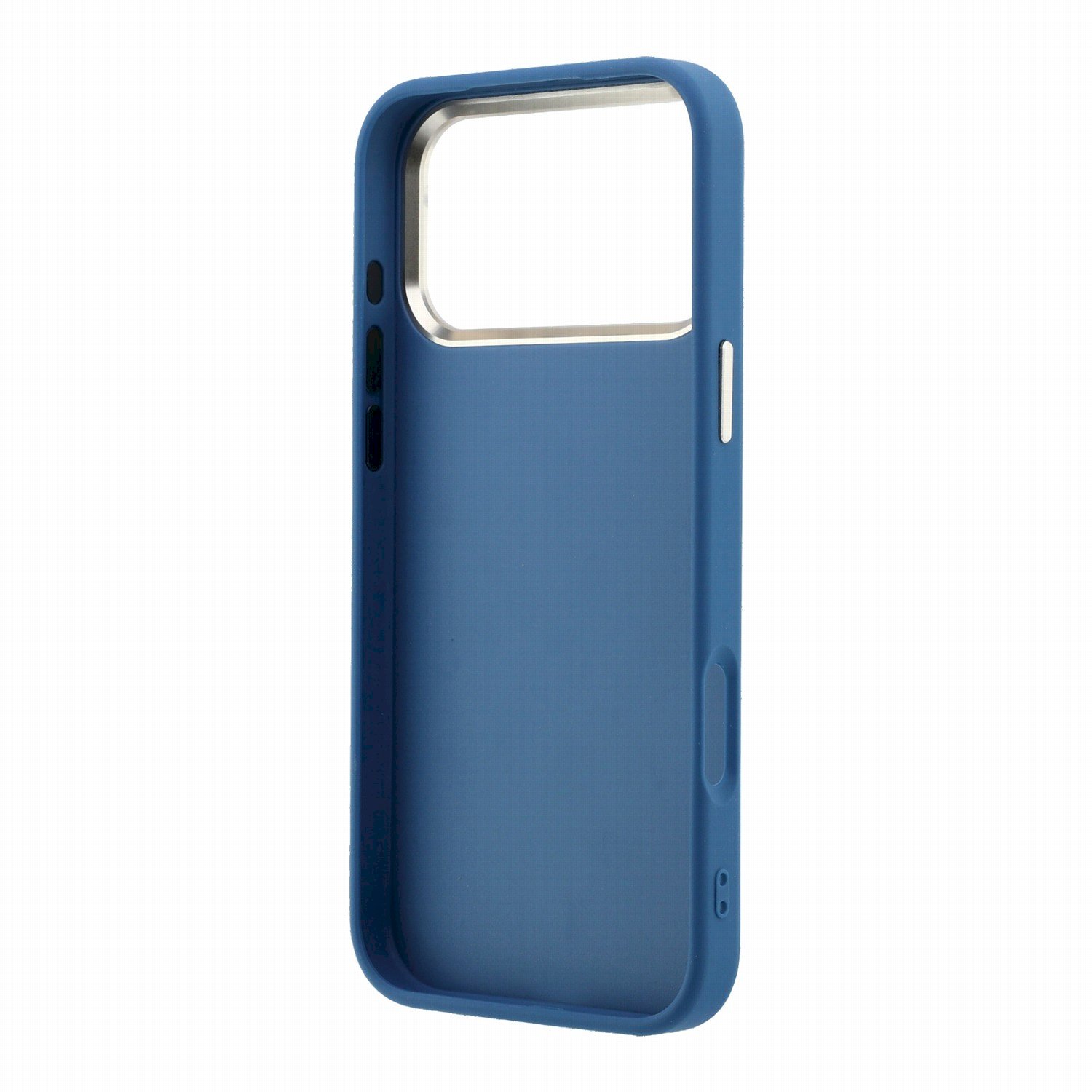 Guess PU 4G Strass Metal Logo Case Aizsargapvalks priekš iPhone 18 Pro / zils (GUHCP18L6P4DSMLB)