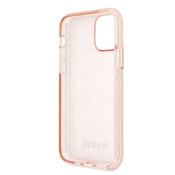 Guess GUHCN58PCGLPI Aizsargapvalks priekš iPhone 11 Pro Glitter / rozā (GUHCN58PCGLPI)