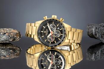 Giewont Chronograph Sapphire Мужские часы / золотой/чёрный (GW9140-B4)