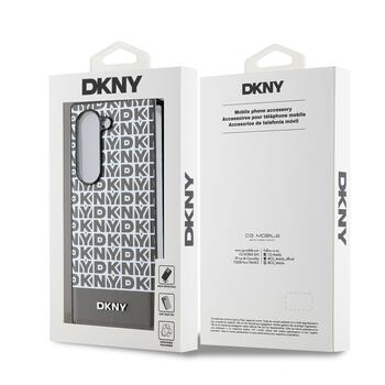 DKNY PU Leather Repeat Pattern Bottom Stripe MagSafe Case Защитный чехол для Samsung Galaxy Z Fold 6 / коричневый (DKHMZFD6PSOSPW)