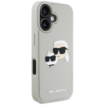 Karl Lagerfeld HC 3D Чехол для Apple iPhone 16 (KLHCP16SRBCKCHLE)