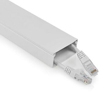 Nedis CMDT5025WT110 Алюминиевый кабель-канал 25mm / белый (CMDT5025WT110)