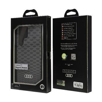 Audi IML Pattern MagSafe Чехол для Samsung Galaxy S24 Ultra (AU-IMLMS24U-Q5/D3-BK)