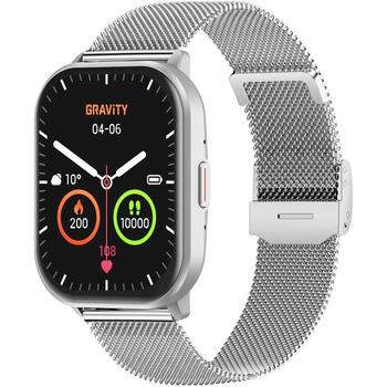 Smartwatch Gravity Ремешок + браслет GT43-2 / серебристый (GT43-2)