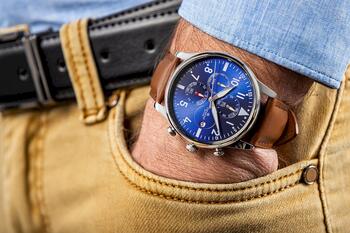 Giewont Chronograph Sapphire Vīriešu pulkstenis / brūns/zils (GW5630-A6)