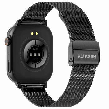Smartwatch Gravity GT15-1 Силиконовый ремешок + чёрный браслет / чёрный (GT15-1)