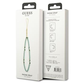 Guess Phone Strap GUSTPEARP Ремешок на шею для телефонов Heishi Beads / синий (GUSTPEARP)