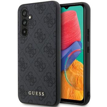 Guess GUHCS23FEG4GFGR Hardcase 4G Metal Gold Logo Защитный чехол для S23 FE S711 / серый (GUHCS23FEG4GFGR)