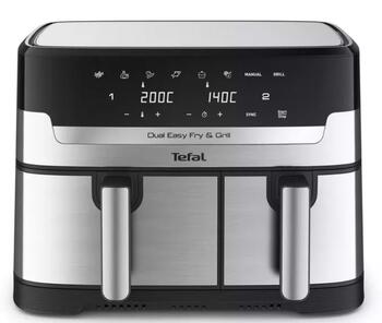 Tefal Dual Easy Fry & Grill EY905D Аэрофритюрница с горячим воздухом 8.3L 2700W (EY905D10)