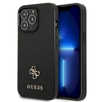 Guess GUHCP13LPS4MK Hardcase Saffiano 4G Small Metal Logo Защитный чехол для iPhone 13 Pro / 13 6,1