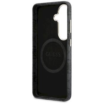 Case Guess 4G Triangle Logo MagSafe Защитный чехол для Samsung Galaxy S26 / чёрный (GUHMS26SP4GTDGMK)