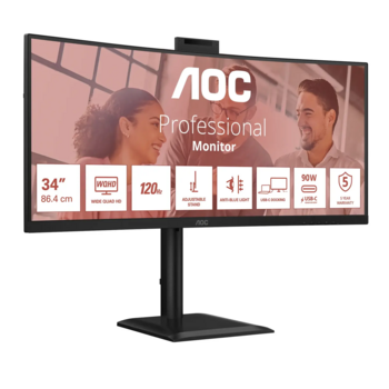 AOC CU34E4CW UltraWide Quad HD Monitors 34