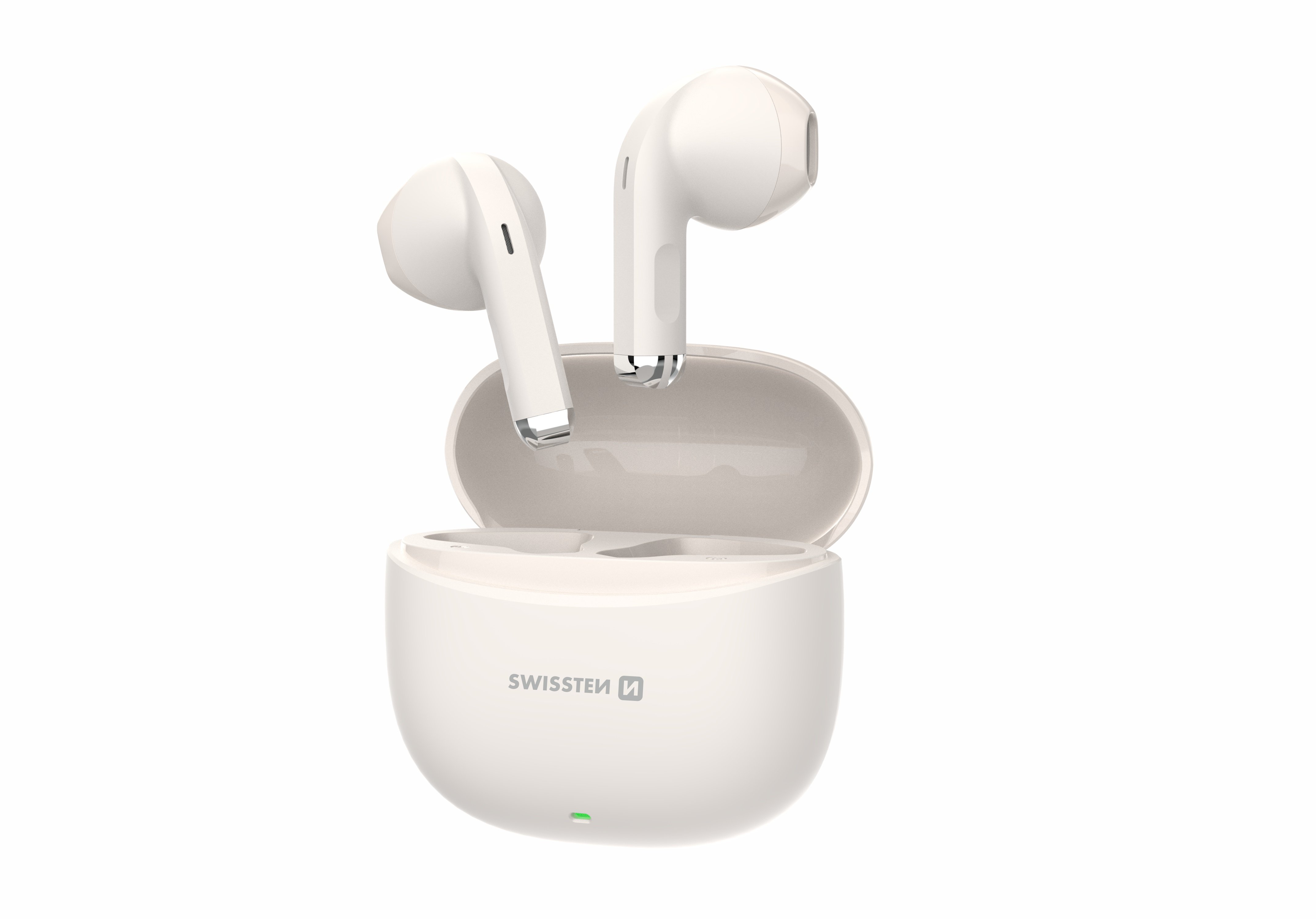 Swissten TWS Mini TUNE Bluetooth Стерео Гарнитура с Микрофоном Бежевый (51107100)