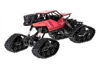 RoGer Rock Crawler 2in1 Radiovadāmā mašīna / 2.4Ghz / 4x4 / 20 km/h / 1:16 / Sarkana (RO-RC-GRR-2IN1-RE)