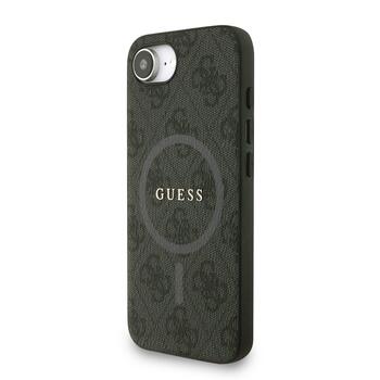Guess PU Leather 4G Colored Ring Strap MagSafe Case Чехол для Apple iPhone 16e (GUHMPSE4P4GREGSK)