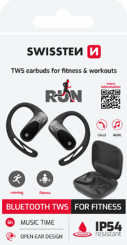 Swissten RUN Bluetooth TWS Sporta Bezvadu Austiņas (51107093)