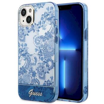 Guess GUHCP14MHGPLHB Porcelain Collection Защитный чехол для iPhone 14 Plus / 15 Plus 6.7
