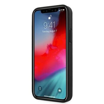 Guess GUHCP12L4GDGR Hardcase 4G Stripe Aizsargapvalks priekš iPhone 12 Pro Max 6,7
