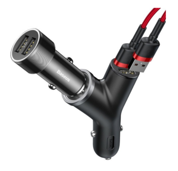 Baseus Y Type Charger Auto Lādētājs 3.4A (CCALL-YX01)