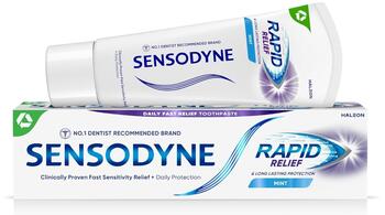 Sensodyne Rapid Relief Zobu Pasta Cool Mint 75 ml (5054563237163)