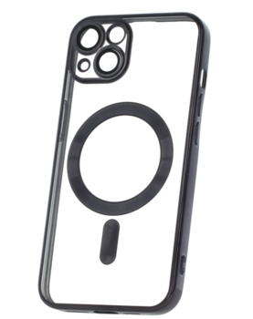Mocco Color Chrome MagSafe Защитный Чехол для Apple iPhone 15 (MC-CHMG-IPH15-BK)