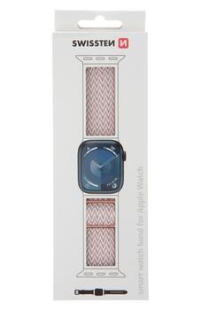 Swissten Нейлоновый Pемешок с пряжкой для Apple Watch 38 / 40 / 41 mm (46000707)