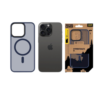 Tactical MagForce Hyperstealth Cover Защитный чехол для iPhone 15 Pro Max / тёмно-синий (TA-57983115965)