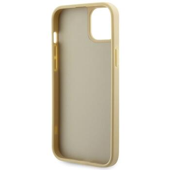 Guess GUHCP14SHDGTPD Hardcase Rhinestone Triangle Aizsargapvalks priekš iPhone 14 / 15 / 13 6.1
