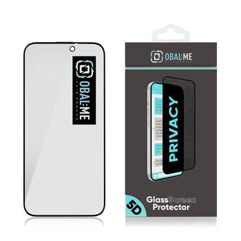 OBAL:ME Privacy 5D Glass Screen Protector Защитное стекло для Apple iPhone 14 Pro / чёрный (57983121444)