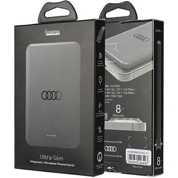 Audi MWPB5000-GT/D1-GY Magnetic Powerbank 5000mAh (AU-MWPB5000-GT/D1-GY)