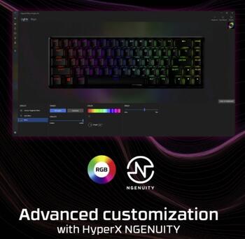 HyperX Alloy Origins 65 HyperX Mechanical Klaviatūra (4P5D6AA#ABA)