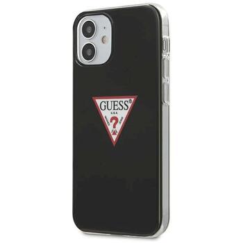 Guess GUHCP12SPCUCTLBK Triangle Collection Aizsargapvalks priekš iPhone 12 mini 5,4